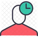 Business Businessman Clock Icon