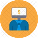 Finance Money Man Icon