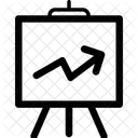 Business Graph Grow Icon