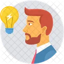 Business Idea Man Icon
