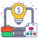 Business Idea Financial Idea Creative Idea Icon
