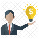 Business Idea Financial Idea Creative Businessman Icon
