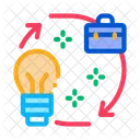 Business Idea Circle Icon