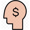 Business Idea Head Money Icon