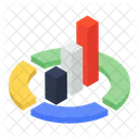 Datenanalyse Geschaftsinfografik Kreisdiagramm Symbol