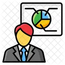 Data Reporting Business Statistics Data Analytics Icon