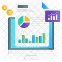 Data Analytics Financial Analytics Statistical Analysis Icon