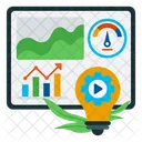 Business Intelligence Analytics Business Analytics Icon