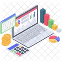 Accounting Analytics Financial Analysis Financial Data Icon