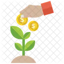Business Investment Business Growth Dollar Plant Icon