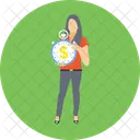 Businesswoman Investor Business Icon