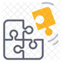 Business jigsaw  Icon