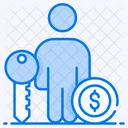 Business Key Key Person Vip Person Icon