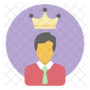 Business King Boss Best Businessman Icon