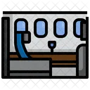 Business Class Business Class Sitz Flugzeugsitz Symbol