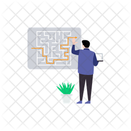 Business Labyrinth Icon