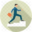 Business Ladder Business Achievement Business Success Icon