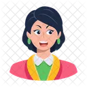 Business Lady  Icon