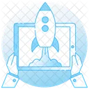 Business Startup Business Missile Business Launch Icon