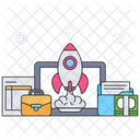 Business Startup Business Launch Business Initiation Icon