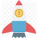 Business Launch Rocket Finance Icon