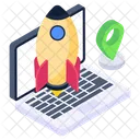 App Launch Business Launch Online Launch Icon
