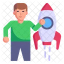 Business Launch  Icon