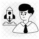 Business Launch  Icon