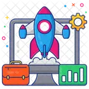 Business Startup Initiation Commencement Icon