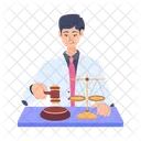 Business Law Work Law Justice Scale Icon