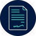 Business Law Agreement Icon