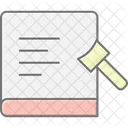 Business Law Book Business Law Icon