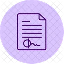 Business Law Contract Business Law Icon