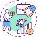 Business Leader Motivator Icône