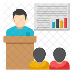 Business lecture  Icon