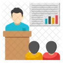 Business lecture  Icon