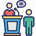 Business lecture  Icon
