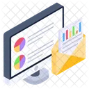 Business Mail Data Analytics Business Letter アイコン