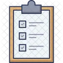 Clipboard Check List Document Icon
