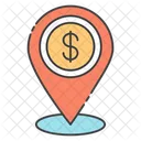 Business Location Financial Location Financial Navigation Icon