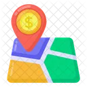 Financial Location Business Location Business Navigation Icon