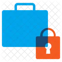 Protection Briefcase Data Icon