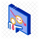 Business Loss Chart  Icon