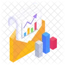 Email Analytics Business Mail Email Statistics Icon
