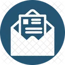 Business Mail Email Advertisement News Report Icon
