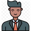 Business Man User Avatar Icon