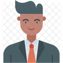 Business Man User Avatar Icon