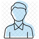 Business Man Icon Color Shadow Thinline Icon Icon