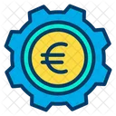 Business Management Euro Management Finance Management Icon