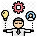 Resource Businessman Manager Icon